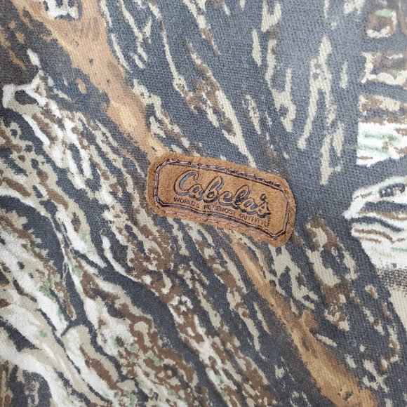 Vintage Cabelas Realtree Camo Zip Front Bomber Jacket Made In Canada Size Large. - Picture 3 of 9